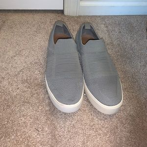 Light grey no lace sneakers